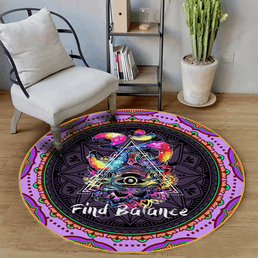 Meditation Ohm Balance Round Carpet Floor Rug Living Room Bedroom Decor Round Area Rug Carpet Meditation Ohm Balance Round Carpet Floor Rug Living Room Bedroom Decor Round Area Rug Carpet