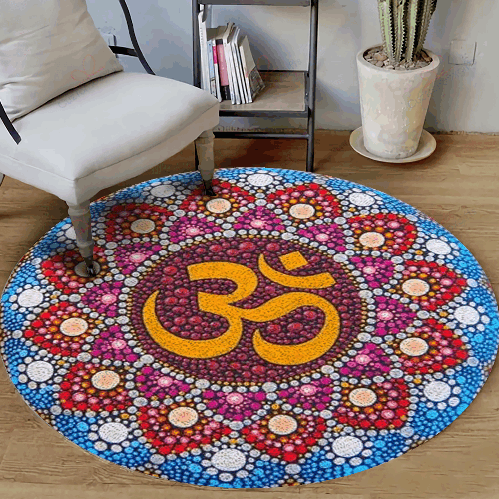 Meditation Ohm Color Round Carpet Floor Rug Living Room Bedroom Decor Round Area Rug Carpet Meditation Ohm Color Round Carpet Floor Rug Living Room Bedroom Decor Round Area Rug Carpet