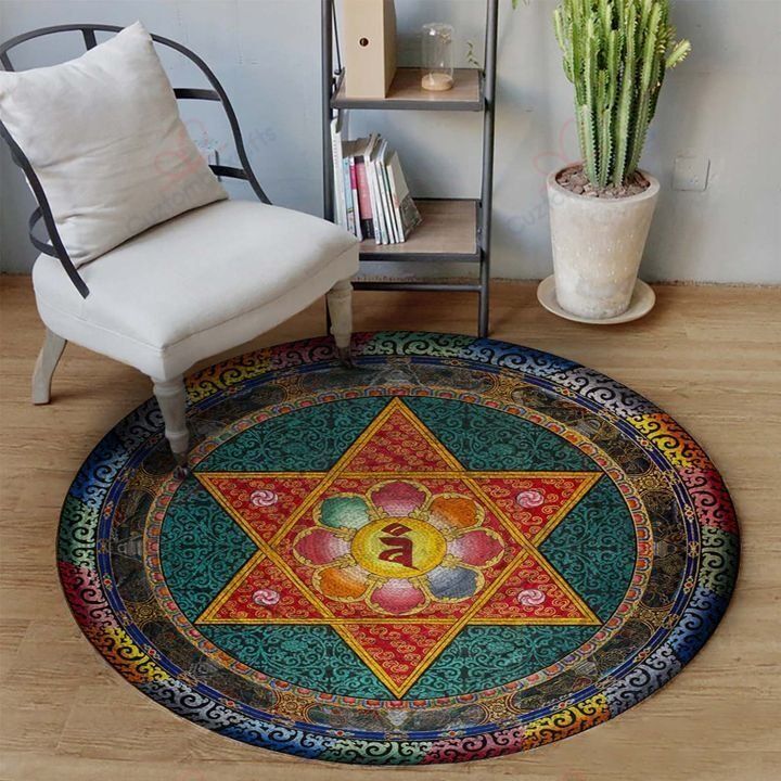 Meditation Star Element Round Carpet Floor Rug Living Room Bedroom Decor Round Area Rug Carpet Meditation Star Element Round Carpet Floor Rug Living Room Bedroom Decor Round Area Rug Carpet