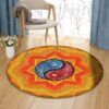Meditation Yinyang Round Carpet Floor Rug Living Room Bedroom Decor Round Area Rug Carpet