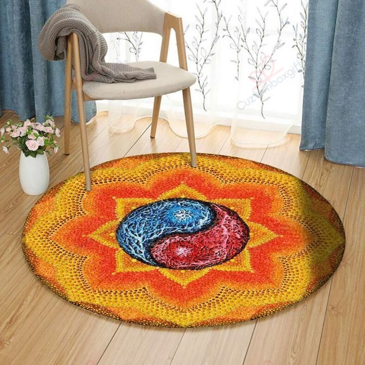 Meditation Yinyang Round Carpet Floor Rug Living Room Bedroom Decor Round Area Rug Carpet Meditation Yinyang Round Carpet Floor Rug Living Room Bedroom Decor Round Area Rug Carpet