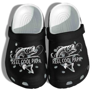 Mens Reel Cool Papa Fishing Crocs Clog Shoes Gifts Father’S Day – Dad  Fisherman Fish Clog Gift For Man Father Grandpa