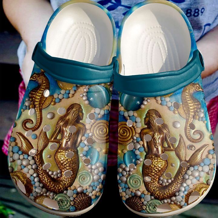 Mermaid And A Friend Sku 1571 Crocs Crocband Clog Comfortable For Mens Womens Classic Clog Water Shoes Mermaid And A Friend Sku 1571 Crocs Crocband Clog Comfortable For Mens Womens Classic Clog Water Shoes