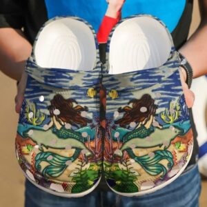 Mermaid And Dolphin Sku 1572 Crocs Clog Clog Shoes
