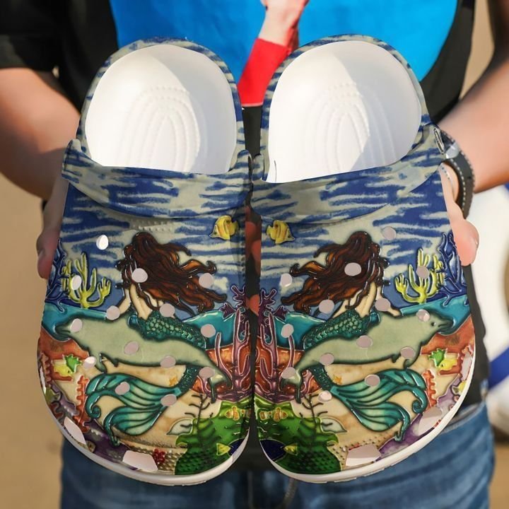 Mermaid And Dolphin Sku 1572 Crocs Clog Clog Shoes Mermaid And Dolphin Sku 1572 Crocs Clog Clog Shoes