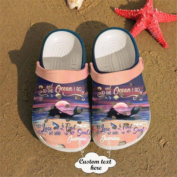 Mermaid Personalized To The Ocean I Go Sku 1580 Crocs Crocband Clog Comfortable For Mens Womens Classic Clog Water Shoes Mermaid Personalized To The Ocean I Go Sku 1580 Crocs Crocband Clog Comfortable For Mens Womens Classic Clog Water Shoes