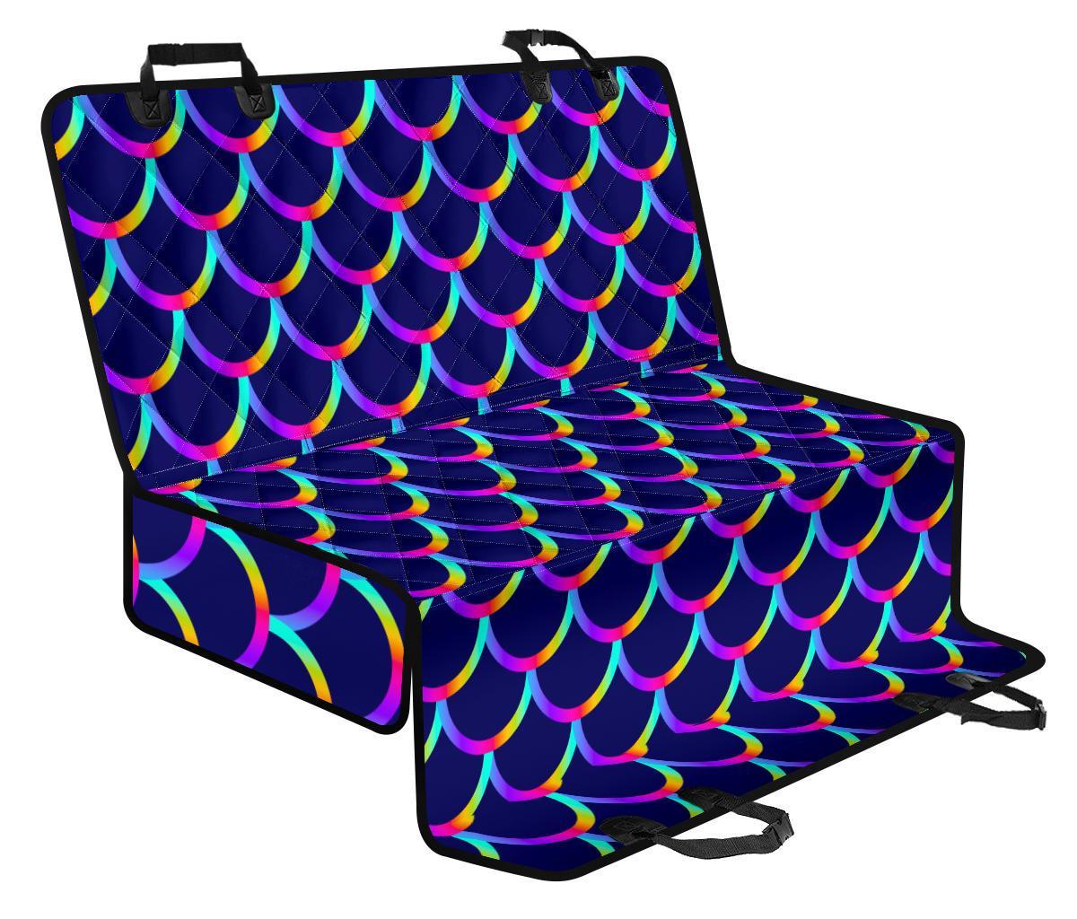 Mermaid Scales Pattern Print Pet Car Back Seat Cover - d1be06885800 Mermaid Scales Pattern Print Pet Car Back Seat Cover - d1be06885800