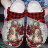 Merry Xmas Cat Colors Personalize Clog Custom Crocs Clog On Sandal Fashion Style Comfortable For Women Men Kid