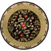Metro Garden Contemporary Round Carpet Floor Rug Living Room Bedroom Decor Round Area Rug Carpet
