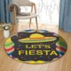Mexico Round Carpet Floor Rug Living Room Bedroom Decor Round Area Rug Carpet