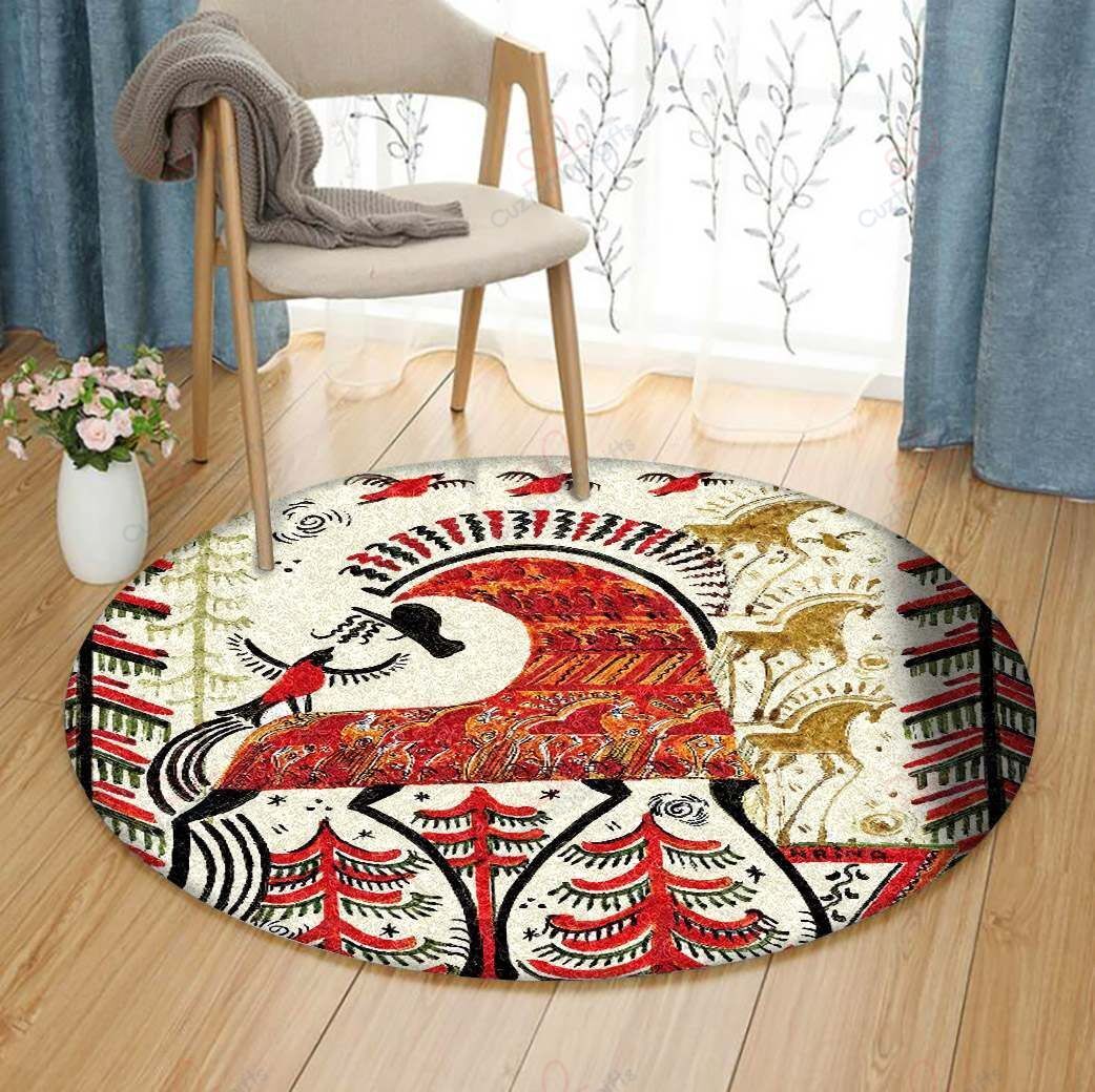 Mezenskaya Round Carpet Floor Rug Living Room Bedroom Decor Round Area Rug Carpet Mezenskaya Round Carpet Floor Rug Living Room Bedroom Decor Round Area Rug Carpet