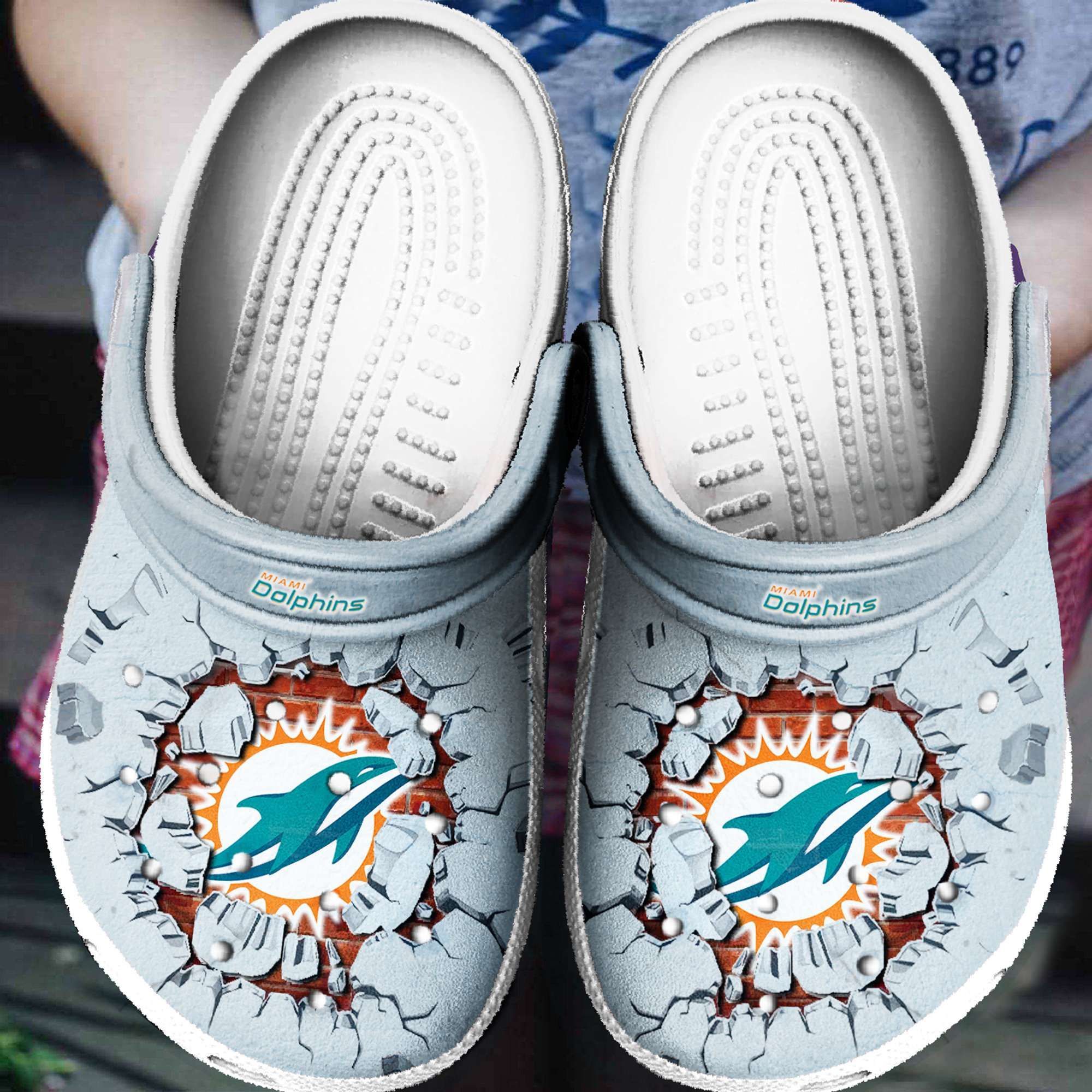 Miami Dophin Tide Crocs Clog Clog Shoes Miami Dophin Tide Crocs Clog Clog Shoes