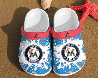 Miami Marlins Crocband Clog Clog Comfortable For Mens And Womens Classic Clog Water Shoes Miami Marlins Crocs Miami Marlins Crocband Clog Clog Comfortable For Mens And Womens Classic Clog Water Shoes Miami Marlins Crocs