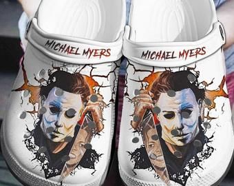 Michael Myers Face Crocs 3D Shoes Michael Myers Face Without The Mask Crocs 3D Print Crocs For Horror Film Lover Halloween Gift Michael Myers Face Crocs 3D Shoes Michael Myers Face Without The Mask Crocs 3D Print Crocs For Horror Film Lover Halloween Gift