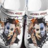 Michael Myers Face Crocs 3D Shoes Michael Myers Face Without The Mask Crocs 3D Print Crocs For Horror Film Lover Halloween Gift