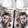 Michael Myers Face Crocs Crocband Clog Clog Comfortable For Mens And Womens Classic Clog Water Shoes Comfortable