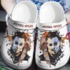 Michael Myers Face Crocs Crocband Clog Comfortable For Mens Womens Classic Clog Water Shoes Clog