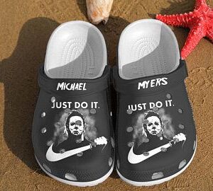 Michael Myers Just Do It Crocs Clog Shoes Crocband Clog Comfortable For Mens And Womens