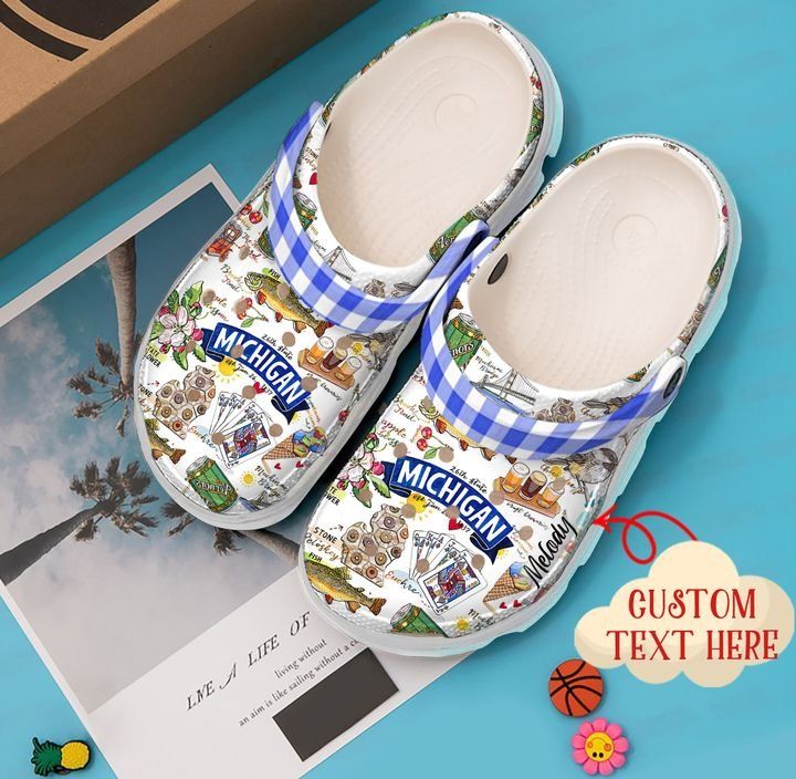 Michigan Personalized Proud Sku 1582 Crocs Crocband Clog Comfortable For Mens Womens Classic Clog Water Shoes Michigan Personalized Proud Sku 1582 Crocs Crocband Clog Comfortable For Mens Womens Classic Clog Water Shoes