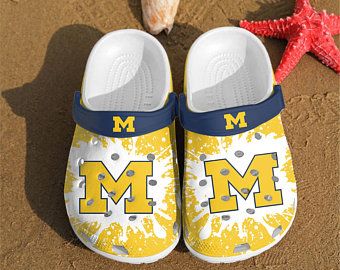 Michigan Wolverines Crocband Clog Clog Comfortable For Mens And Womens Classic Clog Water Shoes Michigan Wolverines Crocs Michigan Wolverines Crocband Clog Clog Comfortable For Mens And Womens Classic Clog Water Shoes Michigan Wolverines Crocs