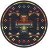 Midnight Arrow Round Carpet Floor Rug Living Room Bedroom Decor Round Area Rug Carpet