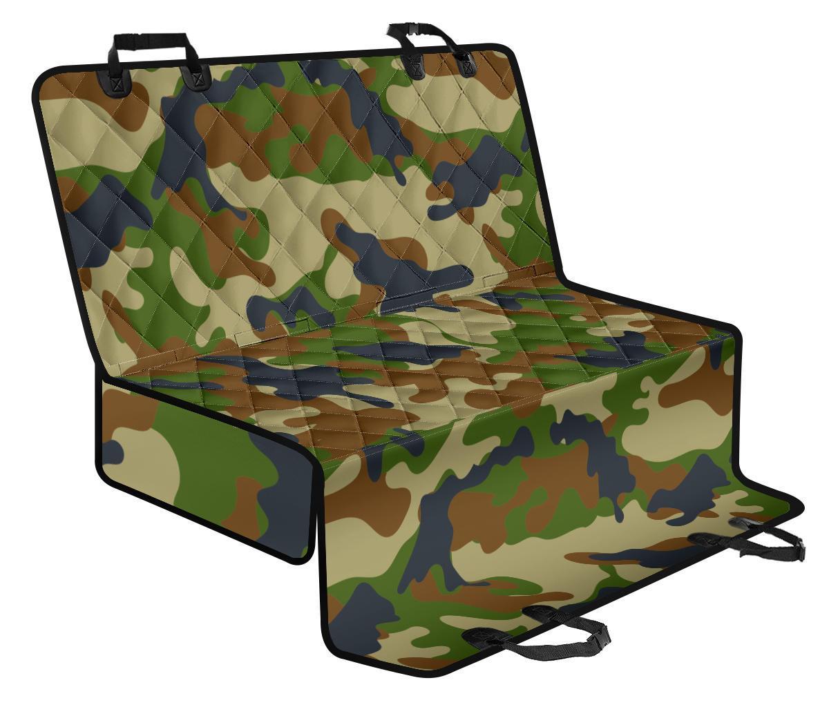 Military Green Camouflage Print Pet Car Back Seat Cover - 5f2052e35ff5 Military Green Camouflage Print Pet Car Back Seat Cover - 5f2052e35ff5