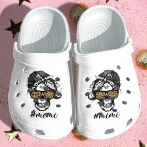 Mimi Tattoo Skull Shoes Crocs Clog Mothers Day Gifts – Nana Tattoo Croc Shoes For Grandma