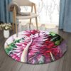 Mixed Gingers Round Carpet Floor Rug Living Room Bedroom Decor Round Area Rug Carpet