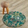 Monkey Tropical Round Carpet Floor Rug Living Room Bedroom Decor Round Area Rug Carpet