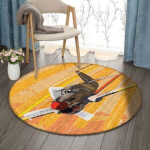 Monoplane Round Carpet Floor Rug Living Room Bedroom Decor Round Area Rug Carpet