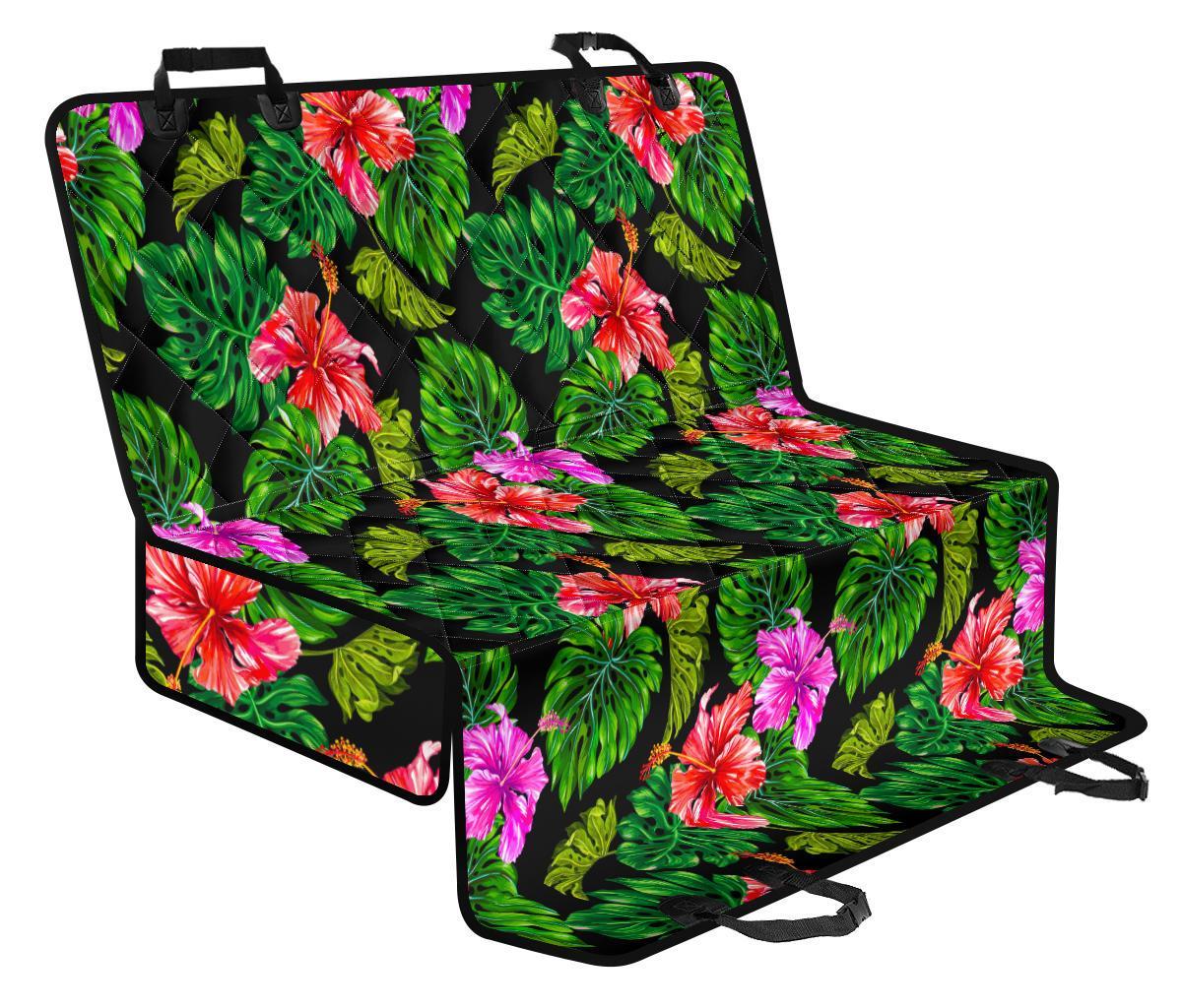 Monstera Hibiscus Hawaii Pattern Print Pet Car Back Seat Cover - d6be564d7446 Monstera Hibiscus Hawaii Pattern Print Pet Car Back Seat Cover - d6be564d7446