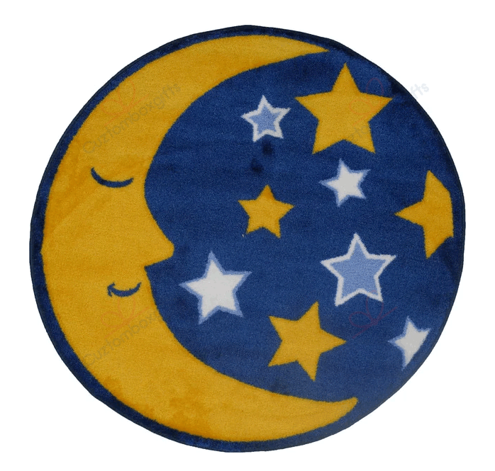 Moon And Star Round Carpet Floor Rug Living Room Bedroom Decor Round Area Rug Carpet Moon And Star Round Carpet Floor Rug Living Room Bedroom Decor Round Area Rug Carpet