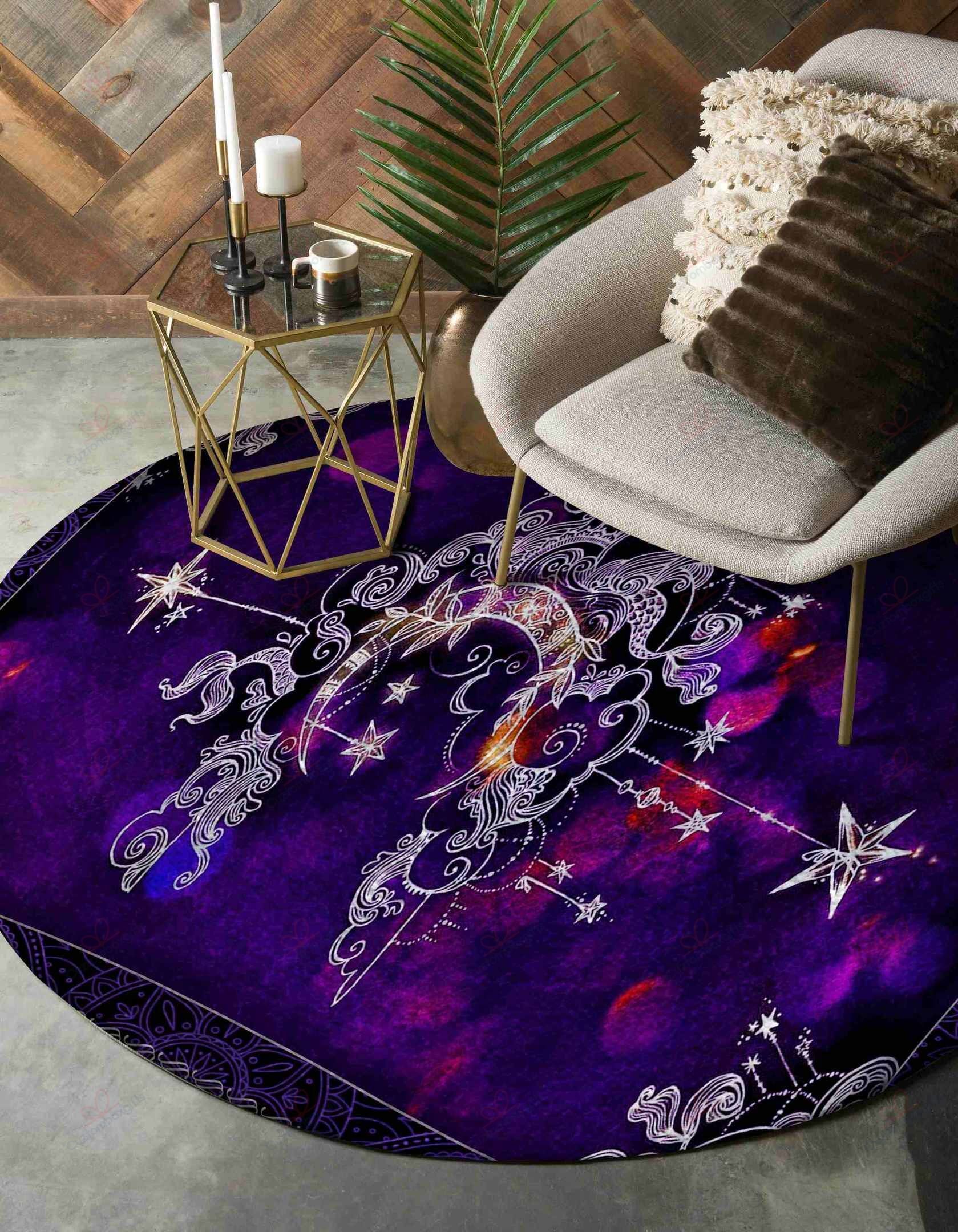 Moon Pattern Round Carpet Floor Rug Living Room Bedroom Decor Round Area Rug Carpet Moon Pattern Round Carpet Floor Rug Living Room Bedroom Decor Round Area Rug Carpet
