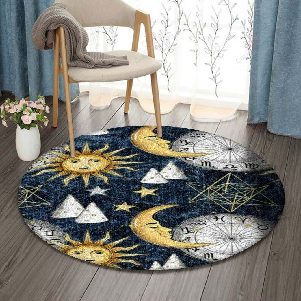 Moon Phase Lunar Horoscope Round Carpet Floor Rug Living Room Bedroom Decor Round Area Rug Carpet Moon Phase Lunar Horoscope Round Carpet Floor Rug Living Room Bedroom Decor Round Area Rug Carpet