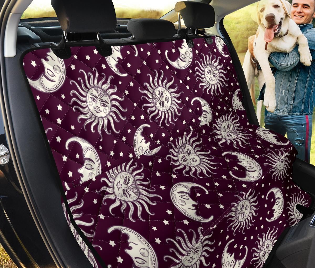 Moon Sun Celestial Pattern Car Back Seat Cover Dog Car Seat Covers - 9f2902f9a37e Moon Sun Celestial Pattern Car Back Seat Cover Dog Car Seat Covers - 9f2902f9a37e
