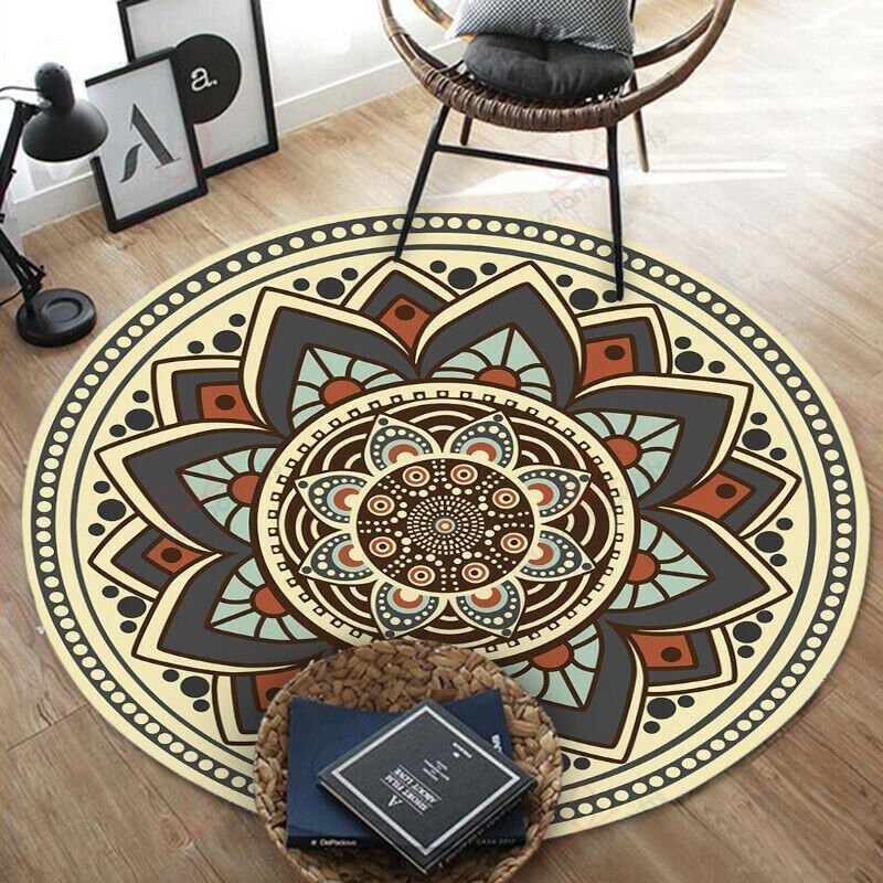 Morocco Round Carpet Floor Rug Living Room Bedroom Decor Round Area Rug Carpet Morocco Round Carpet Floor Rug Living Room Bedroom Decor Round Area Rug Carpet