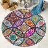 Morocco Mandala Round Carpet Floor Rug Living Room Bedroom Decor Round Area Rug Carpet
