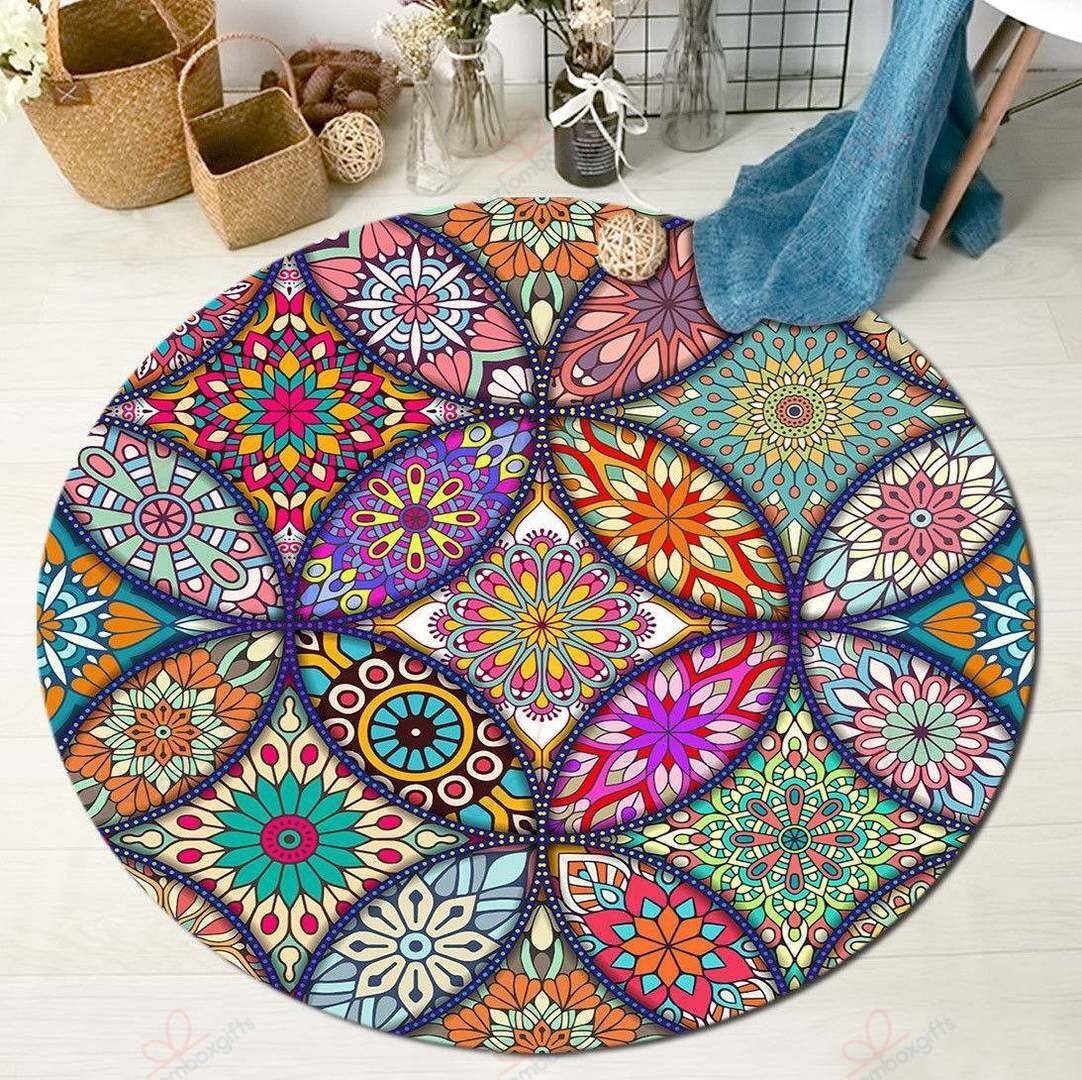 Morocco Mandala Round Carpet Floor Rug Living Room Bedroom Decor Round Area Rug Carpet Morocco Mandala Round Carpet Floor Rug Living Room Bedroom Decor Round Area Rug Carpet