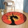 Mother Earth Round Carpet Floor Rug Living Room Bedroom Decor Round Area Rug Carpet