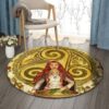 Mother Round Carpet Floor Rug Living Room Bedroom Decor Round Area Rug Carpet