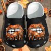 Mouth Pumpkin Halloween Cosplay Costume Shoes Clog Crocs Clog – Halloween Crocband Clog Birthday Gift For Woman Girl