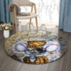 Mr Mouse Round Carpet Floor Rug Living Room Bedroom Decor Round Area Rug Carpet