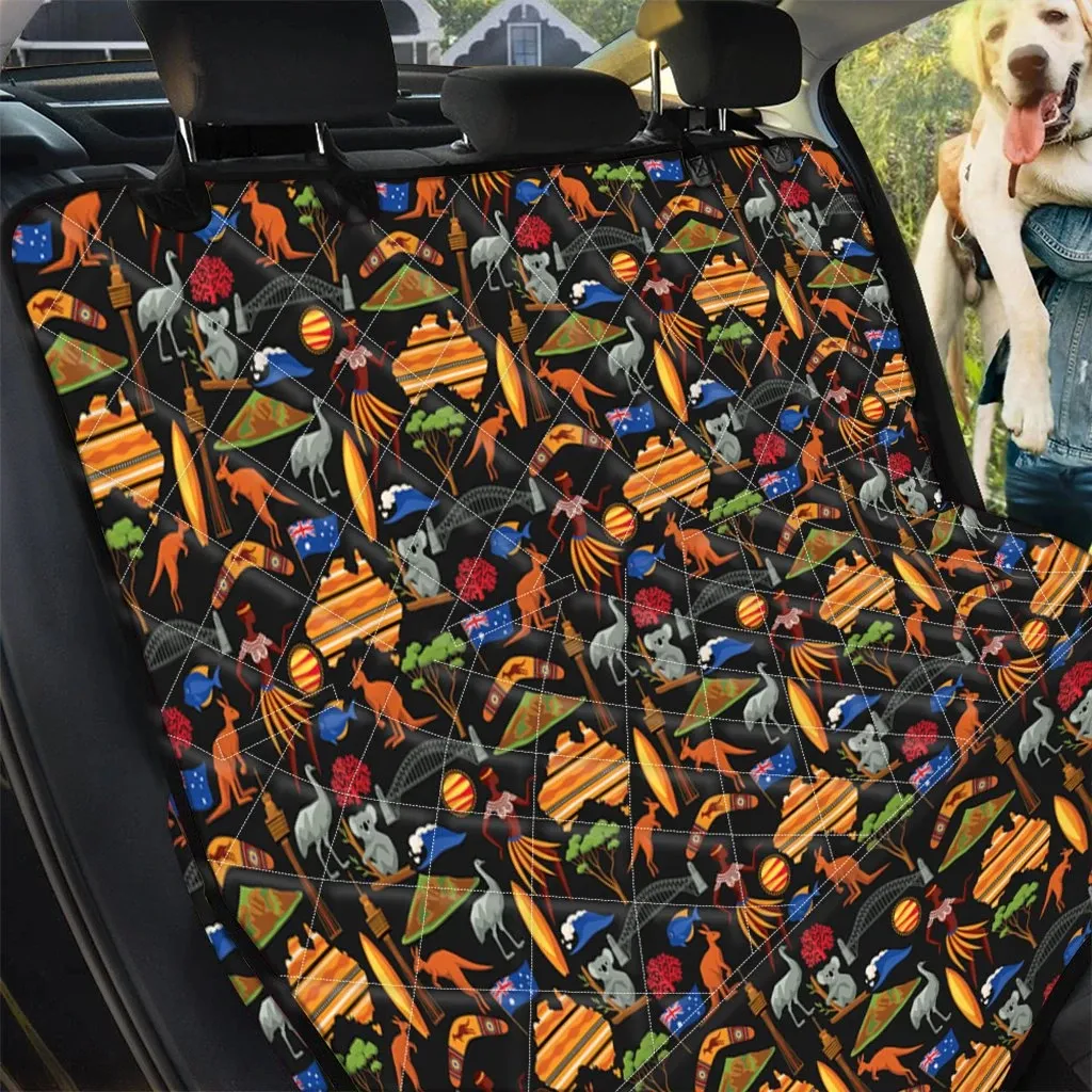 Multi Australia Symbols Design Car Back Seat Cover Dog Car Seat Covers - a3625664a448 Multi Australia Symbols Design Car Back Seat Cover Dog Car Seat Covers - a3625664a448