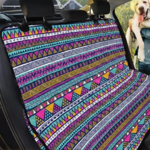 Multicolor Indian Aztec Pattern Car Back Seat Cover Dog Car Seat Covers - 69698397938e