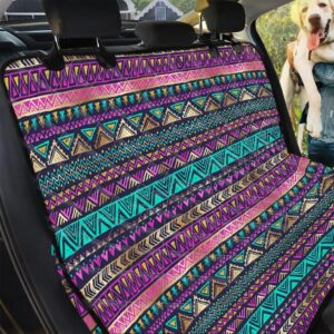 Multicolor Native Aztec Pattern Car Back Seat Cover Dog Car Seat Covers - b9199a4ec7eb