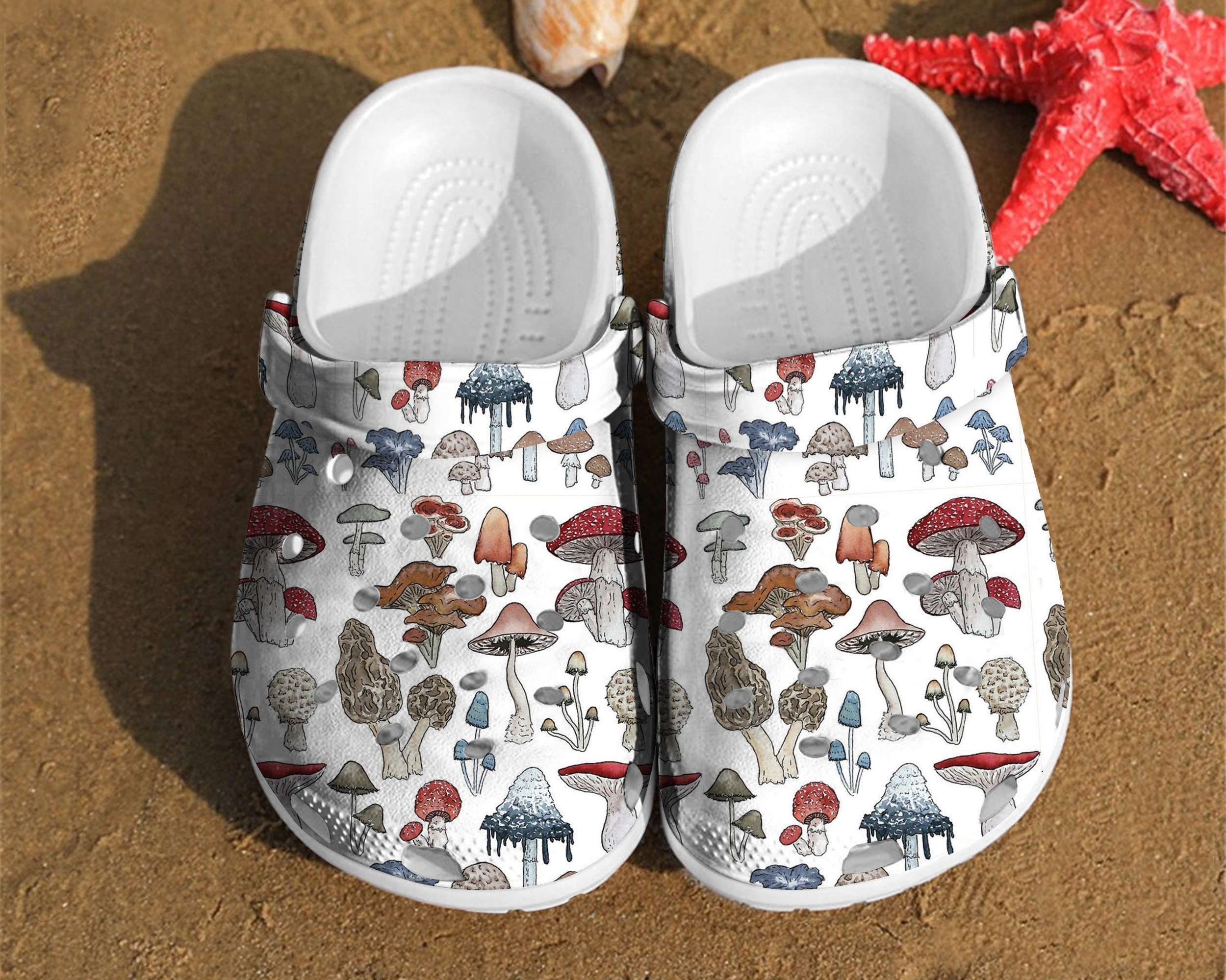 Mushroom Pattern Shoe Charms Gift For Lovers Her Birthday Gifts Crocs Clog Clog Shoes Mushroom Pattern Shoe Charms Gift For Lovers Her Birthday Gifts Crocs Clog Clog Shoes