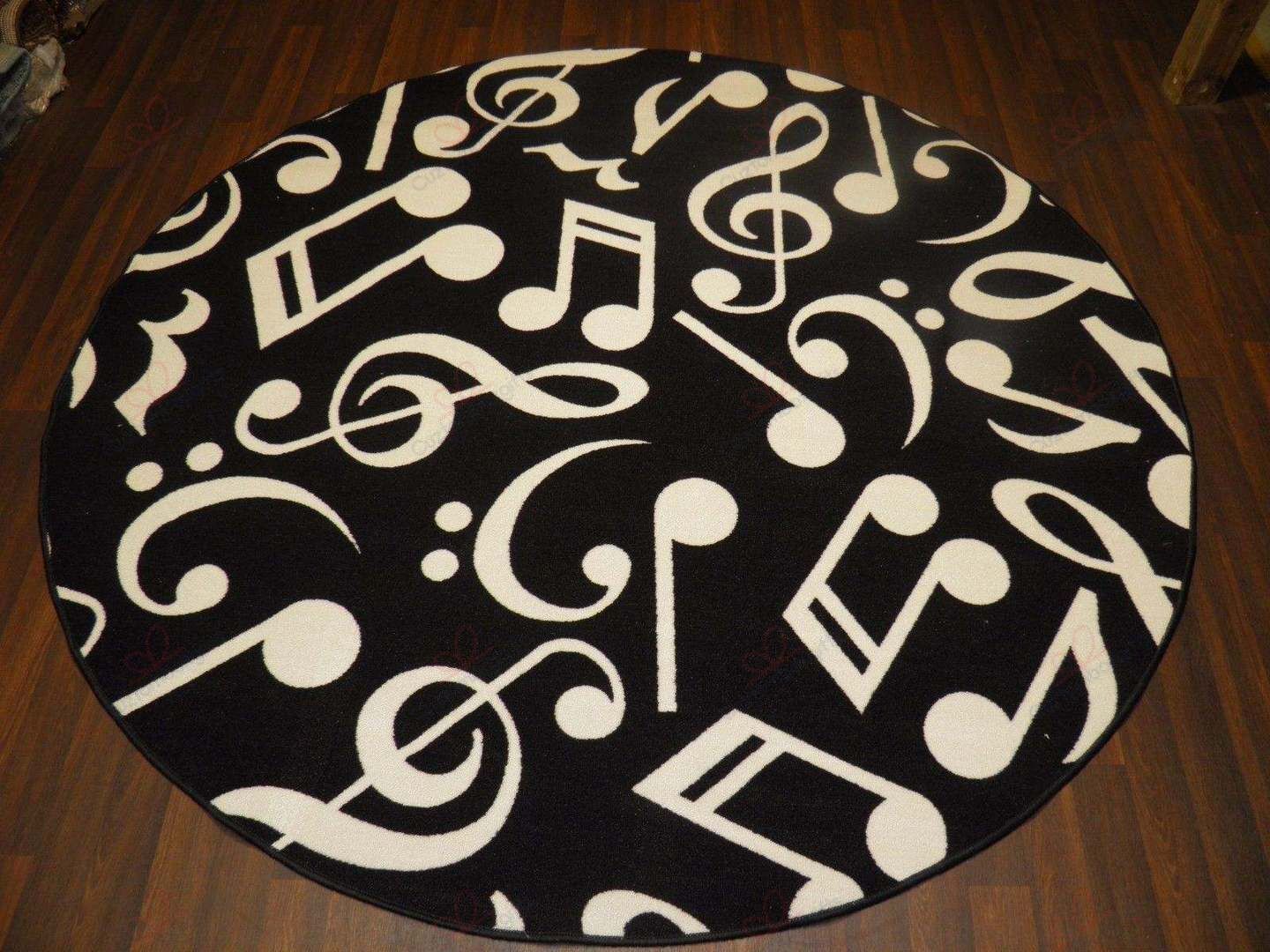 Music Black Round Carpet Floor Rug Living Room Bedroom Decor Round Area Rug Carpet Music Black Round Carpet Floor Rug Living Room Bedroom Decor Round Area Rug Carpet