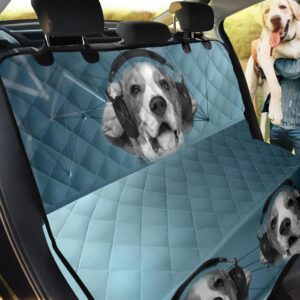 Musical And Beagle Design Car Back Seat Cover Dog Car Seat Covers - 62e5cf1e3dd0