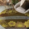 My Flower Round Carpet Floor Rug Living Room Bedroom Decor Round Area Rug Carpet