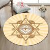 Mysterious Eye Divination Round Carpet Floor Rug Living Room Bedroom Decor Round Area Rug Carpet